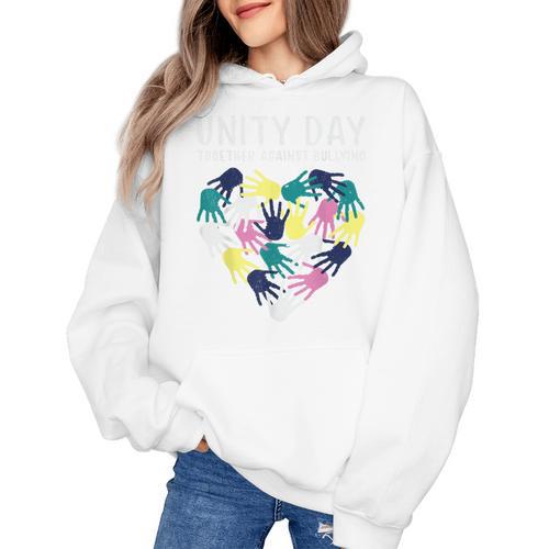 Together Against Bullying Unity Day Teachers Kids Toddler Women's Hoodie - teacherstshirts.com DE
