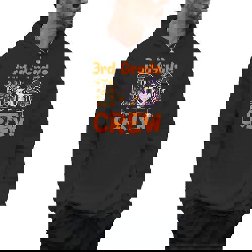 3rd Grade Boo Crew Halloween Teachers Students Costume Men Hoodie - teacherstshirts.com