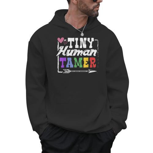 4 Teachers Or Parents Tiny Human Tamer Tee T-Shirt Men Hoodie - teacherstshirts.com AU