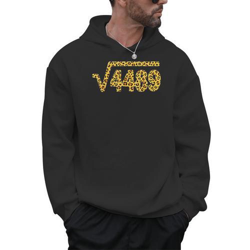 6 7 Leopard Pattern Meme Square Root 4489 Slang Math Teacher Men Hoodie - teacherstshirts.com