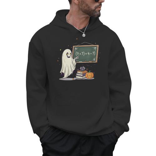 67 Teacher Halloween Ghost Six Seven Meme Math Joke Men Hoodie - teacherstshirts.com AU