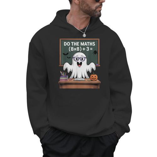 67 Teacher Halloween Ghost Six Seven Meme Do The Maths Men Hoodie - teacherstshirts.com AU