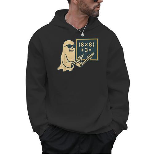 67 Teacher Halloween Skeleton Ghost Six Seven Meme Math Men Hoodie - teacherstshirts.com CA