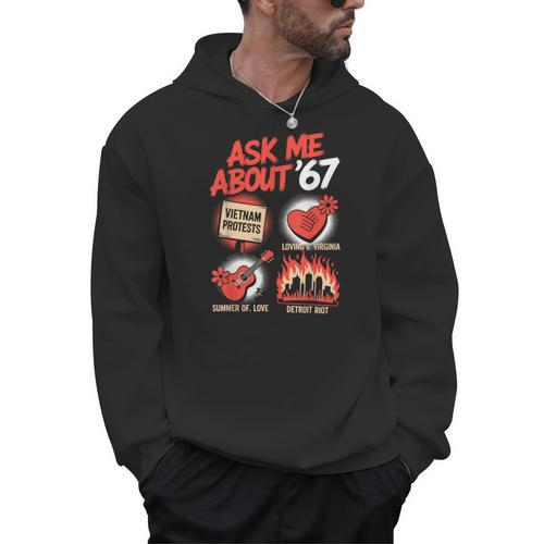 67 History Teacher Teacher 6 7 Overuse '67 Men Hoodie - teacherstshirts.com AU