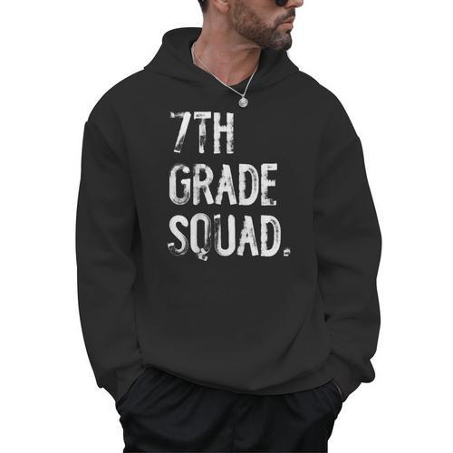 7th Grade Squad Back To School Student Teacher Men Hoodie - teacherstshirts.com