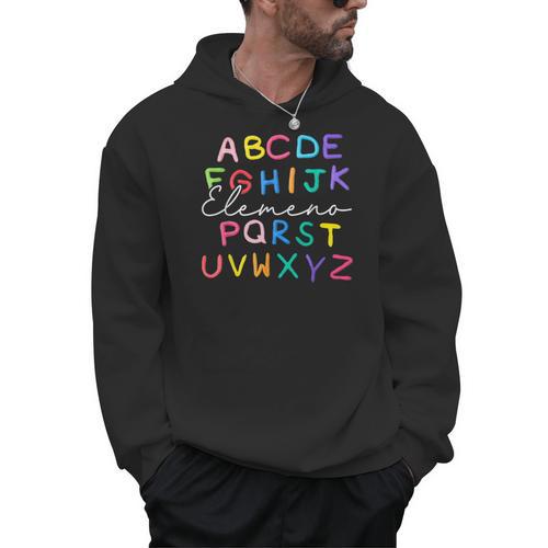 ABC Elemeno Kindergarten Teacher Boy Girl Kid Back To School Men Hoodie - teacherstshirts.com