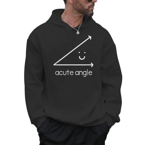 Acute Angle Cute Math Teacher Men Hoodie - teacherstshirts.com