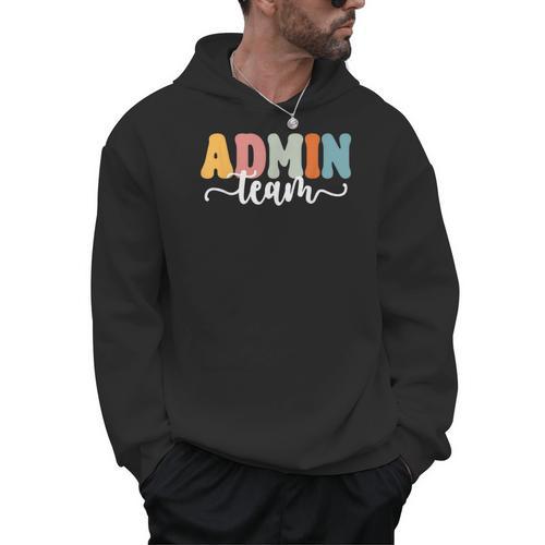 Admin Team Back To School Teachers Students Admin Squad Men Hoodie - teacherstshirts.com UK