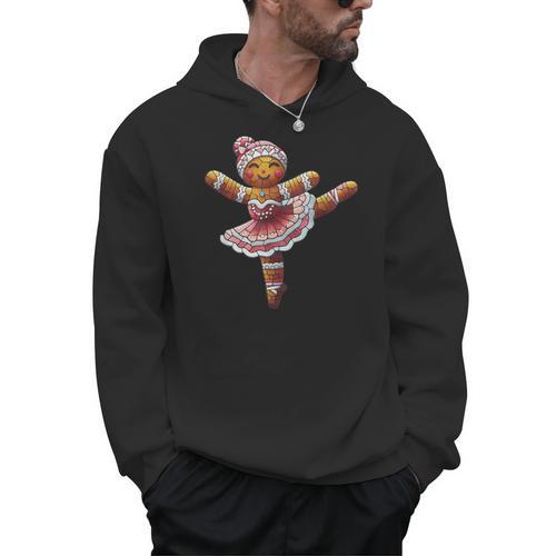 Ballet Dancer Gingerbread Christmas Dance Teacher Girl Women Men Hoodie - teacherstshirts.com AU