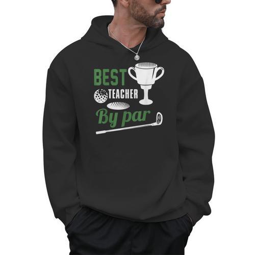 Best Teacher By Par Golf Golfer Men Hoodie - teacherstshirts.com