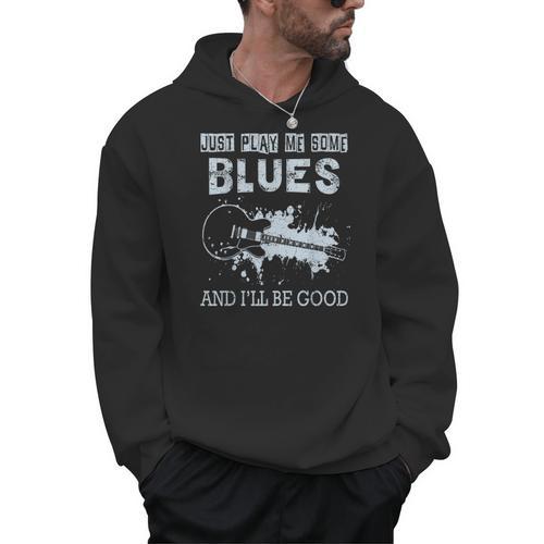 Blues Music Band Lover Vintage Guitar Teacher Blues Men Hoodie - teacherstshirts.com