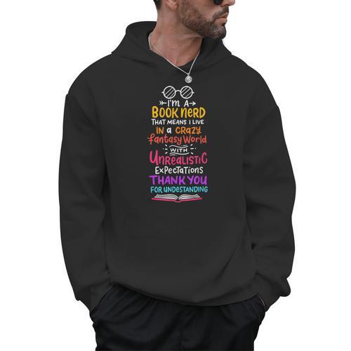Books Reading English Teacher Student For Men Women Kids Men Hoodie - teacherstshirts.com AU