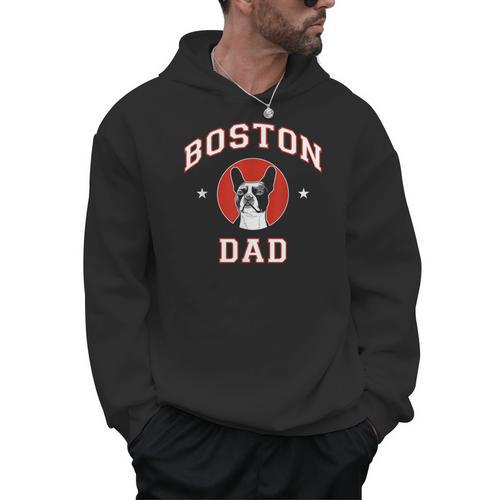 Boston Terrier Dad Dog Father For Men Women Kids Men Hoodie - Bostonterriersmerch.com