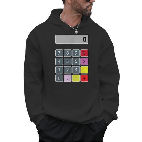 Calculator Math Teacher Halloween Costumes Women Men Adults Men Hoodie - teacherstshirts.com AU