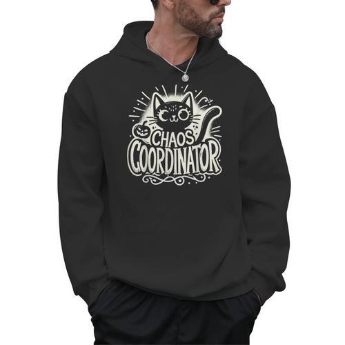 Cat Chaos Coordinator For Women Mom Halloween Teacher Men Hoodie - teacherstshirts.com AU