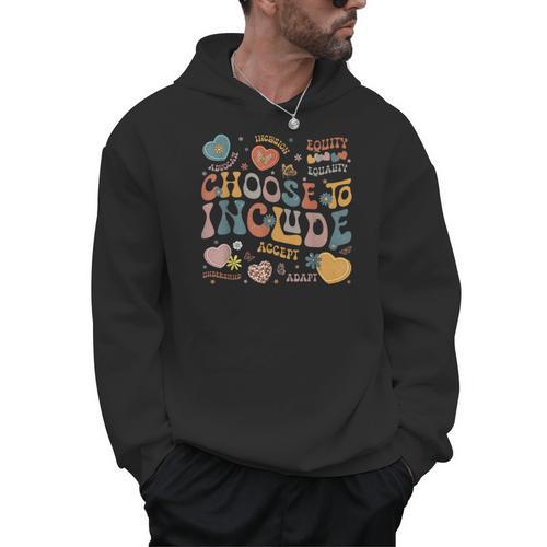 Choose To Include Inclusion Matters Autism Awareness Teacher Men Women Girls Kids Men Hoodie - teacherstshirts.com AU