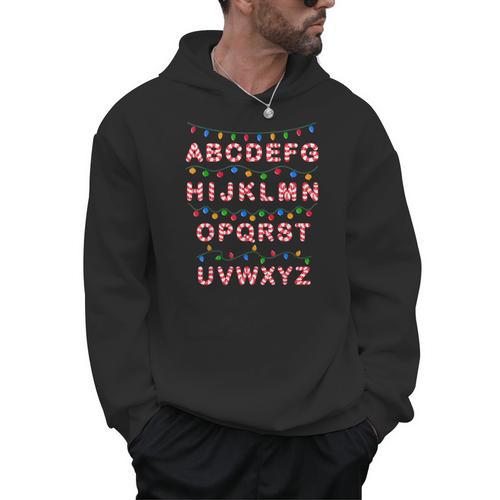 Christmas Alphabet Candy Cane Teachers Students Candy Cane For Men Women Kids Men Hoodie - teacherstshirts.com
