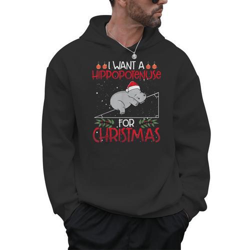 Christmas Math Teacher Hypotenuse Math Hippotenuse Men Women Men Hoodie - teacherstshirts.com