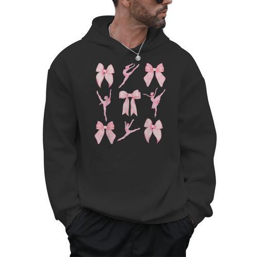 Coquette Bow Ballet Dance Teacher Coquette Women Dancing Men Hoodie - teacherstshirts.com UK