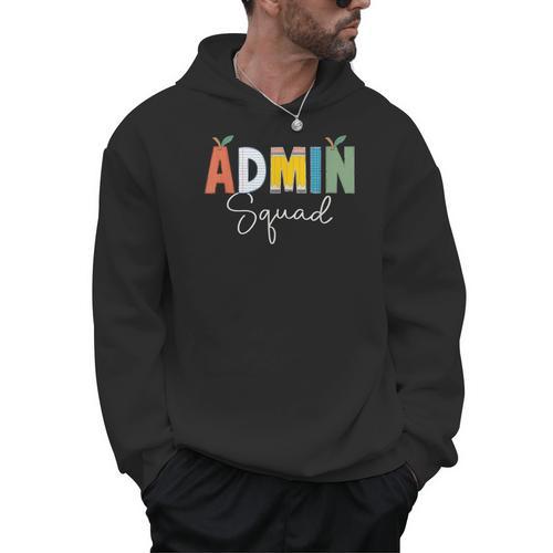 Cute Admin Squad Crew Team Back To School Teacher For Men Women Men Hoodie - teacherstshirts.com