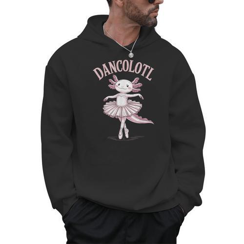 Dancolotl Ballerina Axolotl Ballet Dance Teacher Men Hoodie - teacherstshirts.com