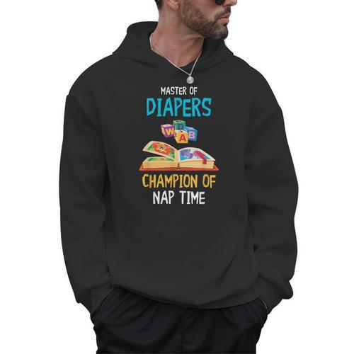 Daycare Provider Master Of Diapers Childcare Teacher Men Hoodie - teacherstshirts.com DE