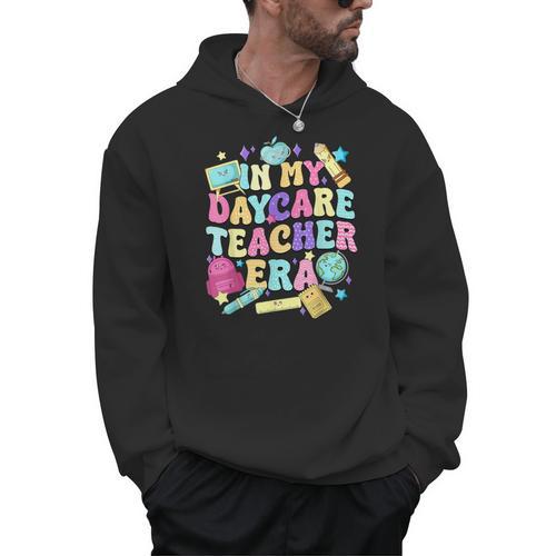 In My Daycare Teacher Era Daycare Provider Kids Men Hoodie - teacherstshirts.com UK