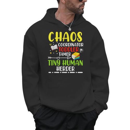 Daycare Teacher School Chaos Coordinator Toddler Tamer For Men Women Kids Men Hoodie - teacherstshirts.com DE