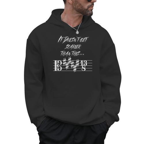 It Doesn't Get Scarier Halloween Music Teacher Costume For Men Women Men Hoodie - teacherstshirts.com AU