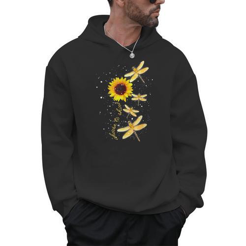 Dragonfly Sunflower Teacher Growth Mindset Choose To Shine Men Hoodie - teacherstshirts.com DE