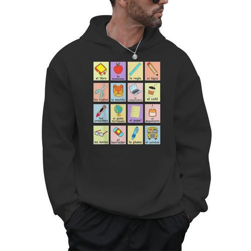 Dual Language Crew Bilingual Spanish Teacher Back To School For Men Women Men Hoodie - teacherstshirts.com UK