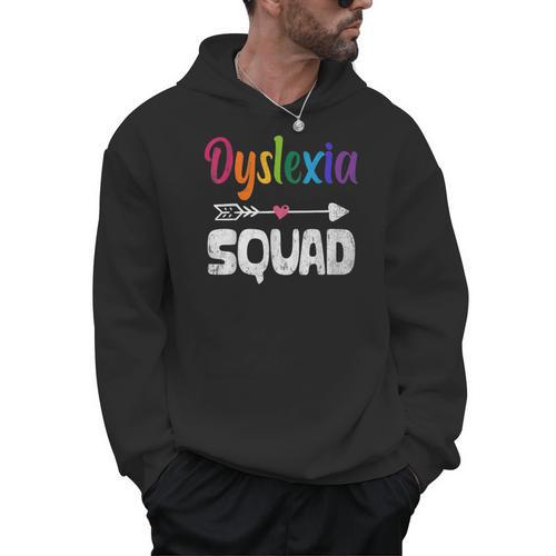 Dyslexia Awareness Month Dyslexia Teacher Therapist Men Hoodie - teacherstshirts.com