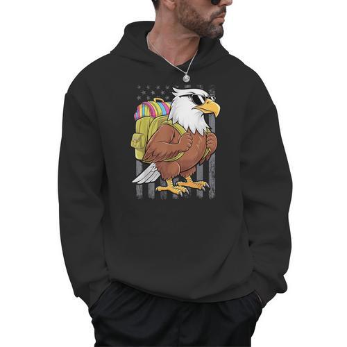 Eagle First Day Of School Teacher Back To School Eagle Men Hoodie - teacherstshirts.com CA