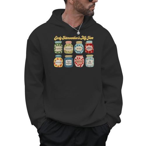 Early Intervention Is My Jam Early Intervention Teacher Men Hoodie - teacherstshirts.com AU