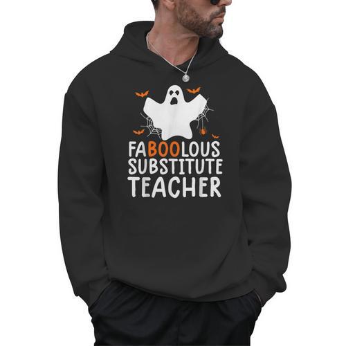 Faboolous Substitute Teacher Halloween Costume Men Hoodie - teacherstshirts.com DE