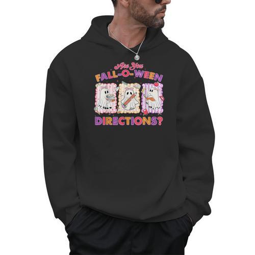 Are You Fall-O-Ween Directions Halloween Teacher Ghost Men Hoodie - teacherstshirts.com