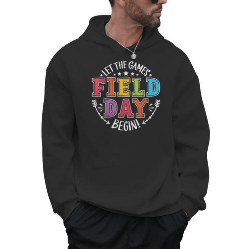 Field Day 2024 Let The Games Begin Teacher Kids Girls Boys Men Hoodie - teacherstshirts.com AU