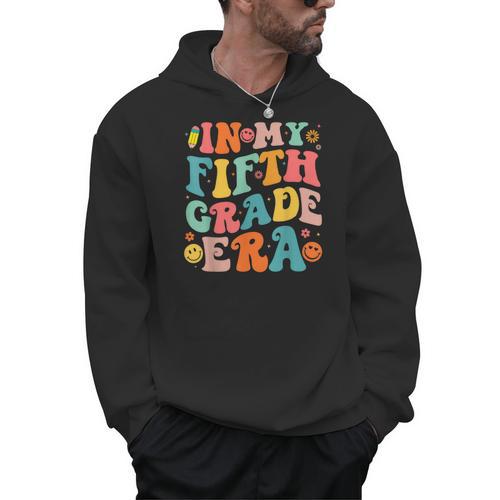 In My Fifth Grade Era 5th Grade Teacher Back To School Men Hoodie - teacherstshirts.com UK