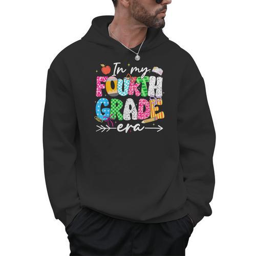 In My Fourth Grade Era 4th Grade Girl Teacher Back To School Men Hoodie - teacherstshirts.com AU