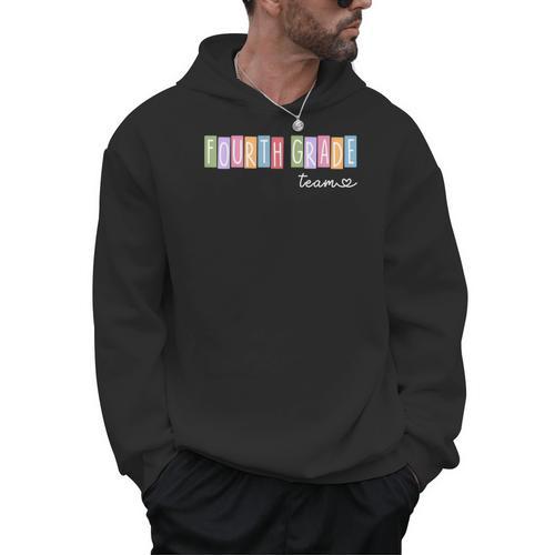 Fourth Grade Team 4th Grade Teacher Girls Boys Men Hoodie - teacherstshirts.com AU