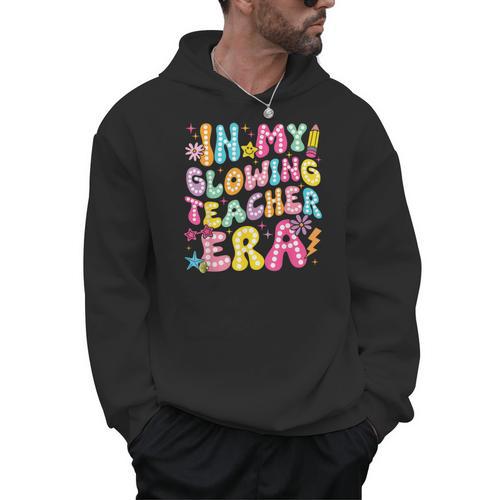 In My Glowing Teacher Era Teaching Back To School Men Hoodie - teacherstshirts.com UK
