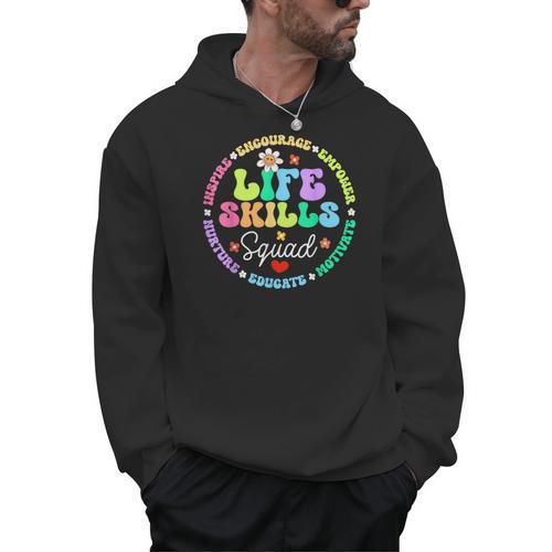 Groovy Life Skills Squad Teacher Special Ed SPED Team Crew Men Hoodie - teacherstshirts.com AU