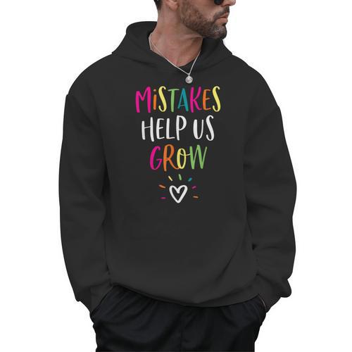 Growth Mindset Positive Back To School Teacher Student Men Hoodie - teacherstshirts.com UK