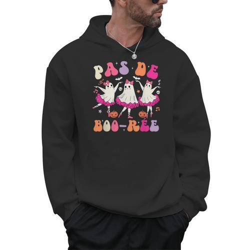 Halloween Dance Teacher Pas De Boo-Ree Ghost Ballet Dancer Men Hoodie - teacherstshirts.com DE