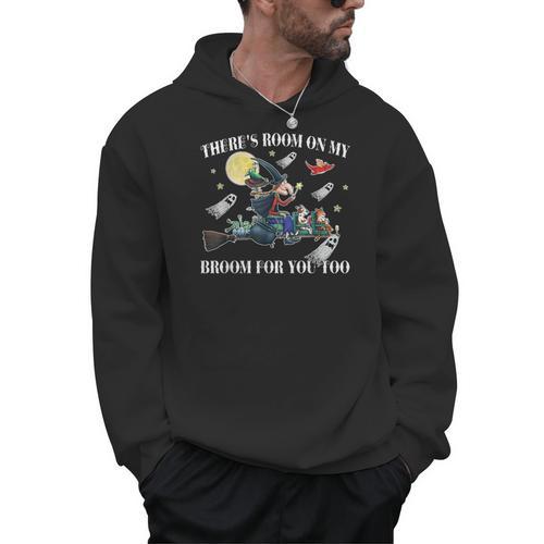 Halloween There's Room On My Broom For You Too Teacher Men Hoodie - teacherstshirts.com CA