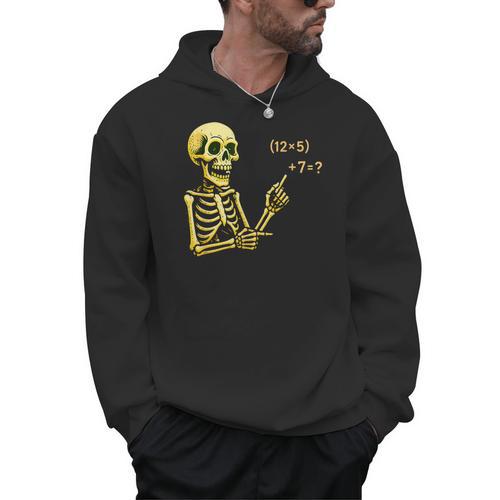 Halloween Teacher Six Seven 6 7 Skeleton Spooky Costume Men Hoodie - teacherstshirts.com AU