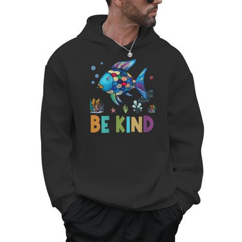 Happy First Day Of School Fish Rainbows Teacher Be Kind Men Hoodie - teacherstshirts.com AU