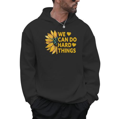 We Can Do Hard Things Kids Teacher Back To School Men Hoodie - teacherstshirts.com CA