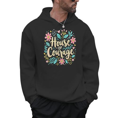 House Of Courage Flowers RCA School Teacher Student Tee Men Hoodie - teacherstshirts.com DE