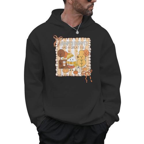 Humpty Dumpty Had A Great Fall Teacher Thanksgiving Autumn Men Hoodie - teacherstshirts.com CA